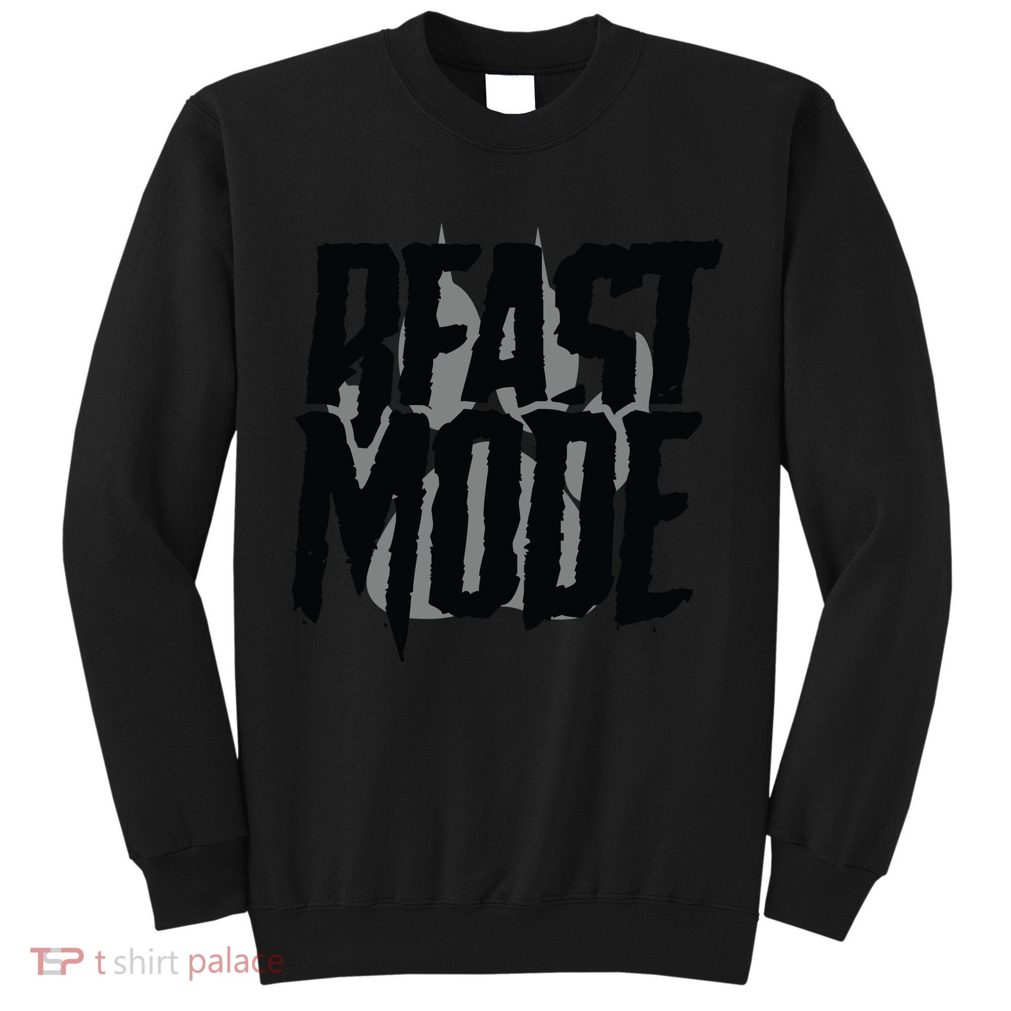 Beast Mode Gym Motivation Tall Sweatshirt