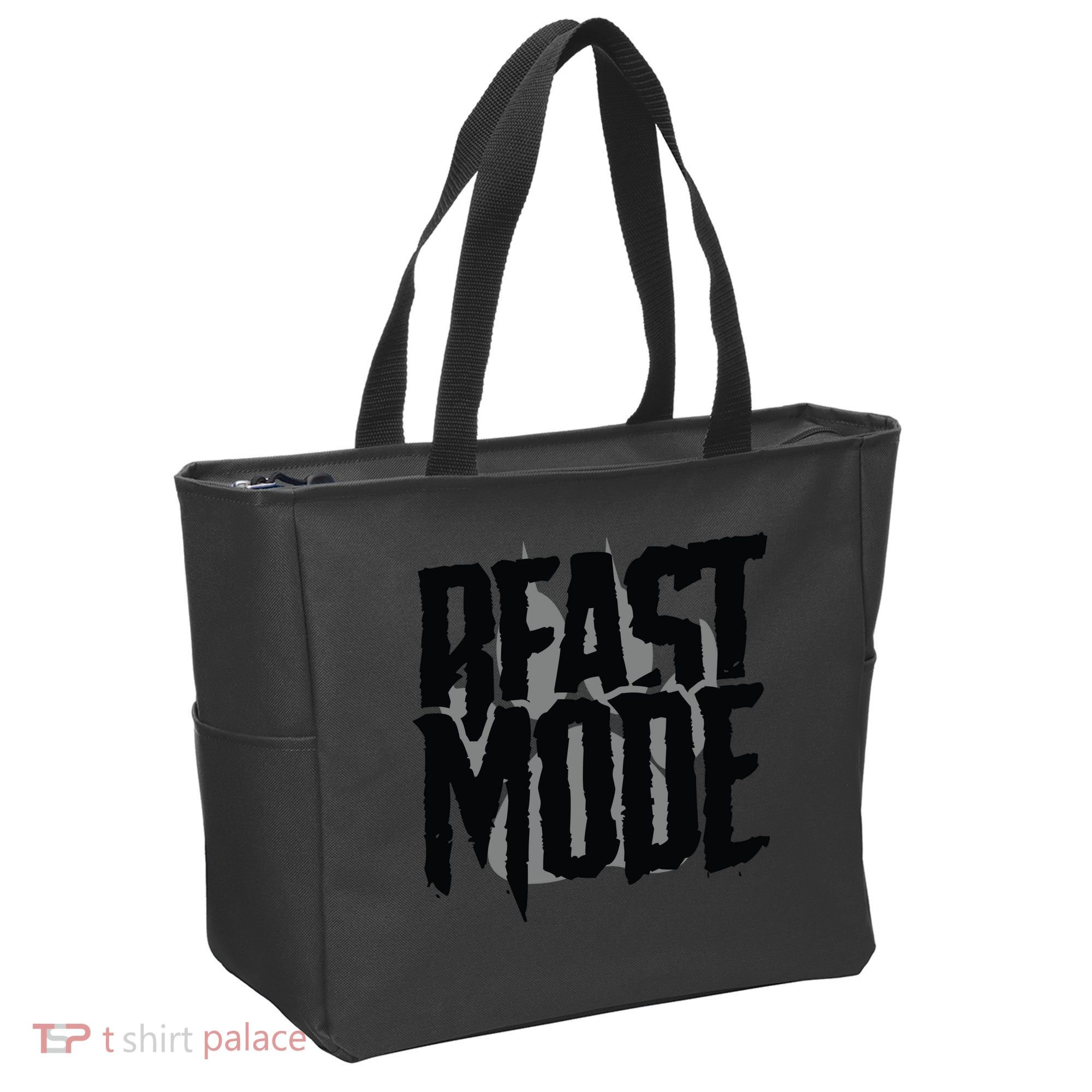 Beast Mode Gym Motivation Tote Bag