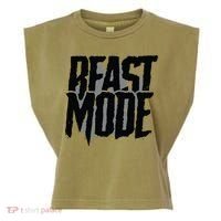 Beast Mode Gym Motivation Garment-Dyed Women's Muscle Tee thumb 0