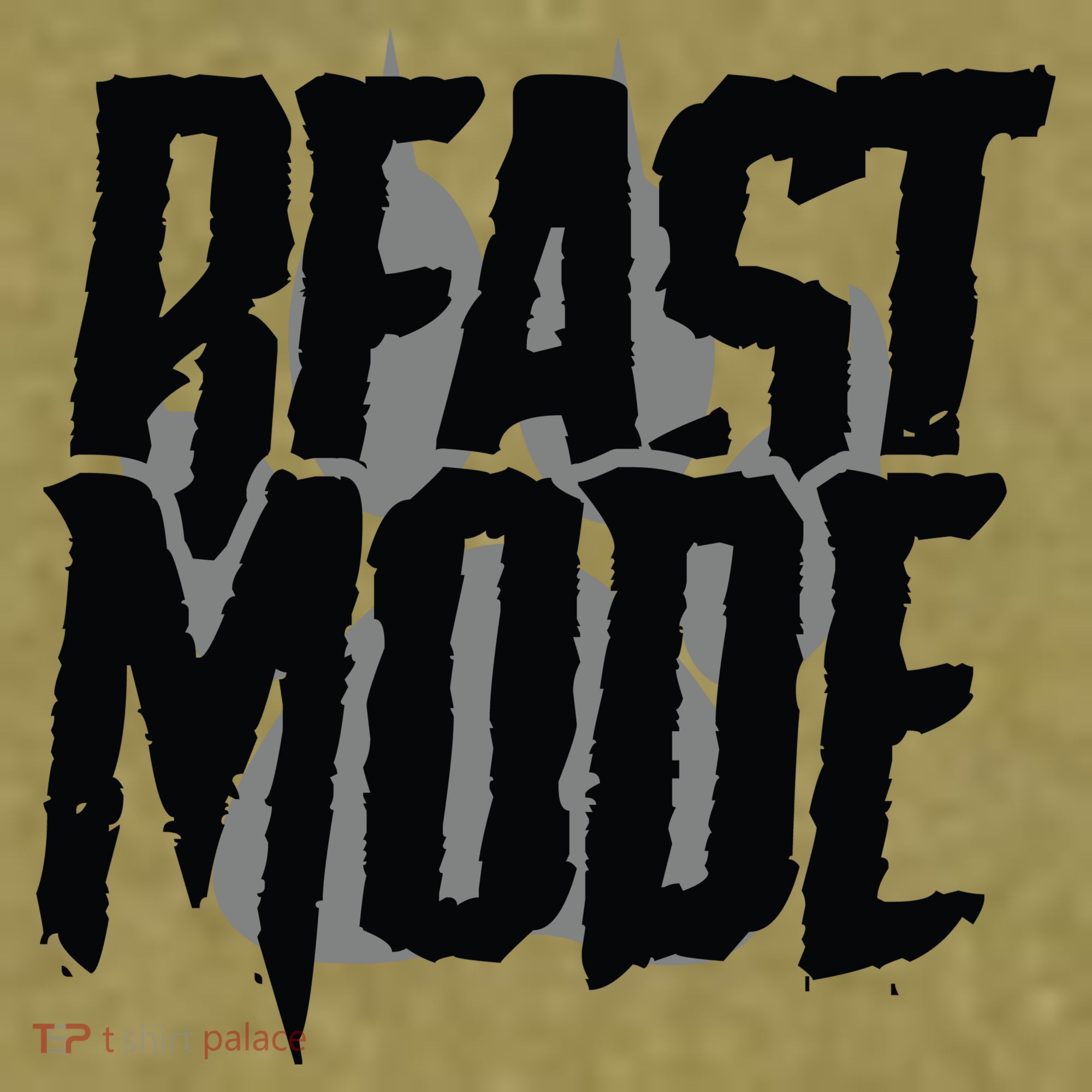 Beast Mode Gym Motivation Garment-Dyed Women's Muscle Tee