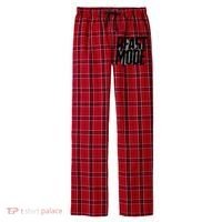 Beast Mode Gym Motivation Men's Flannel Plaid Pajama Pants thumb 0