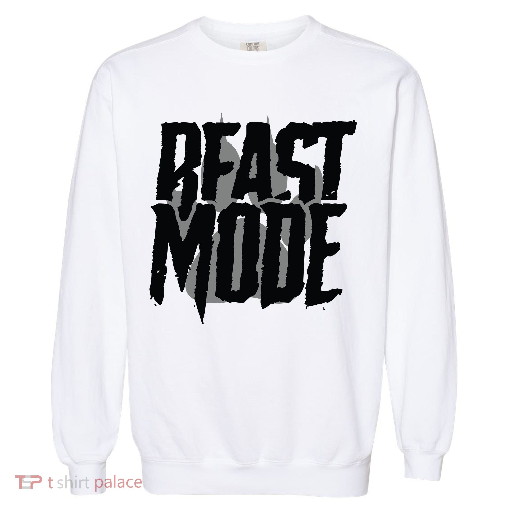 Beast Mode Gym Motivation Garment-Dyed Sweatshirt