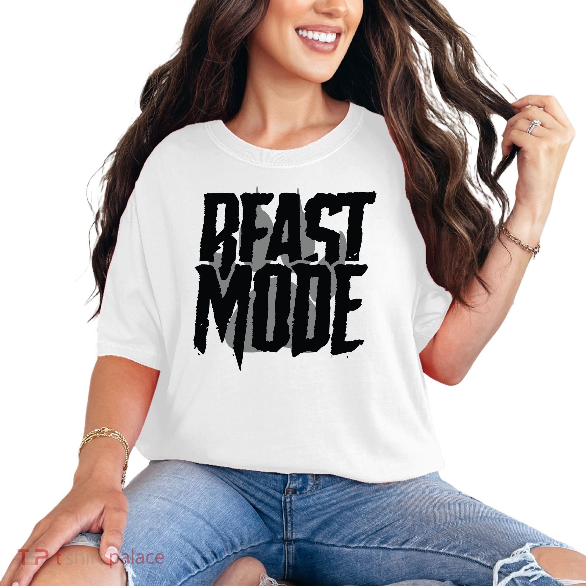 Beast Mode Gym Motivation Comfort Colors T-Shirt