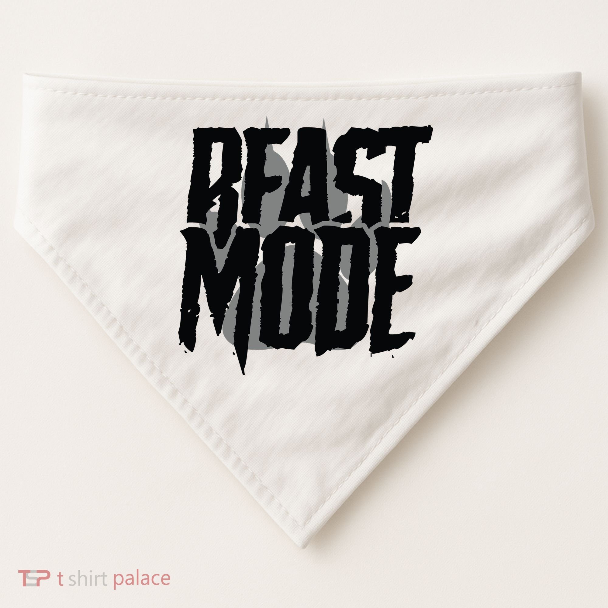 Beast Mode Gym Motivation USA-Made Doggie Bandana