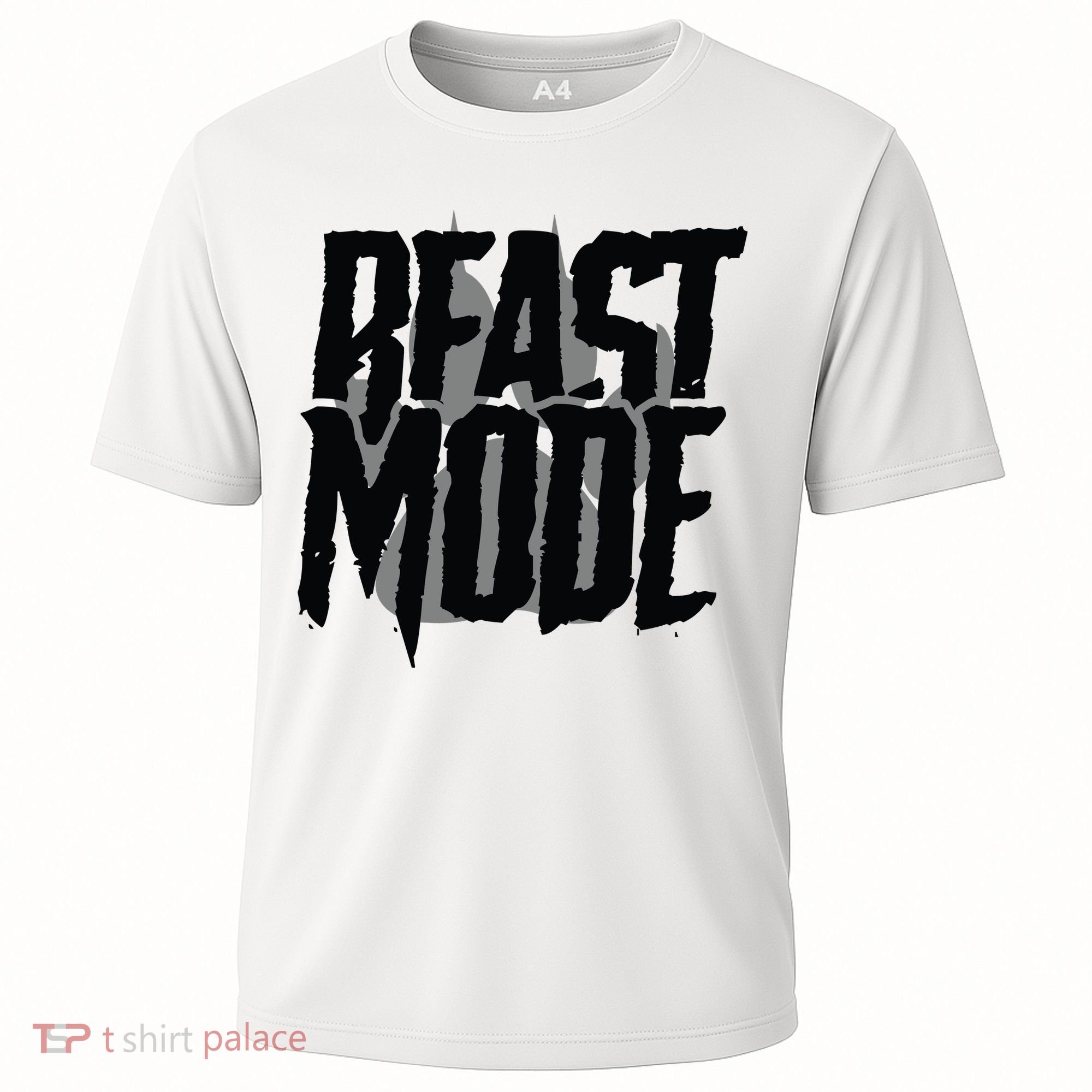 Beast Mode Gym Motivation Cooling Performance Crew T-Shirt