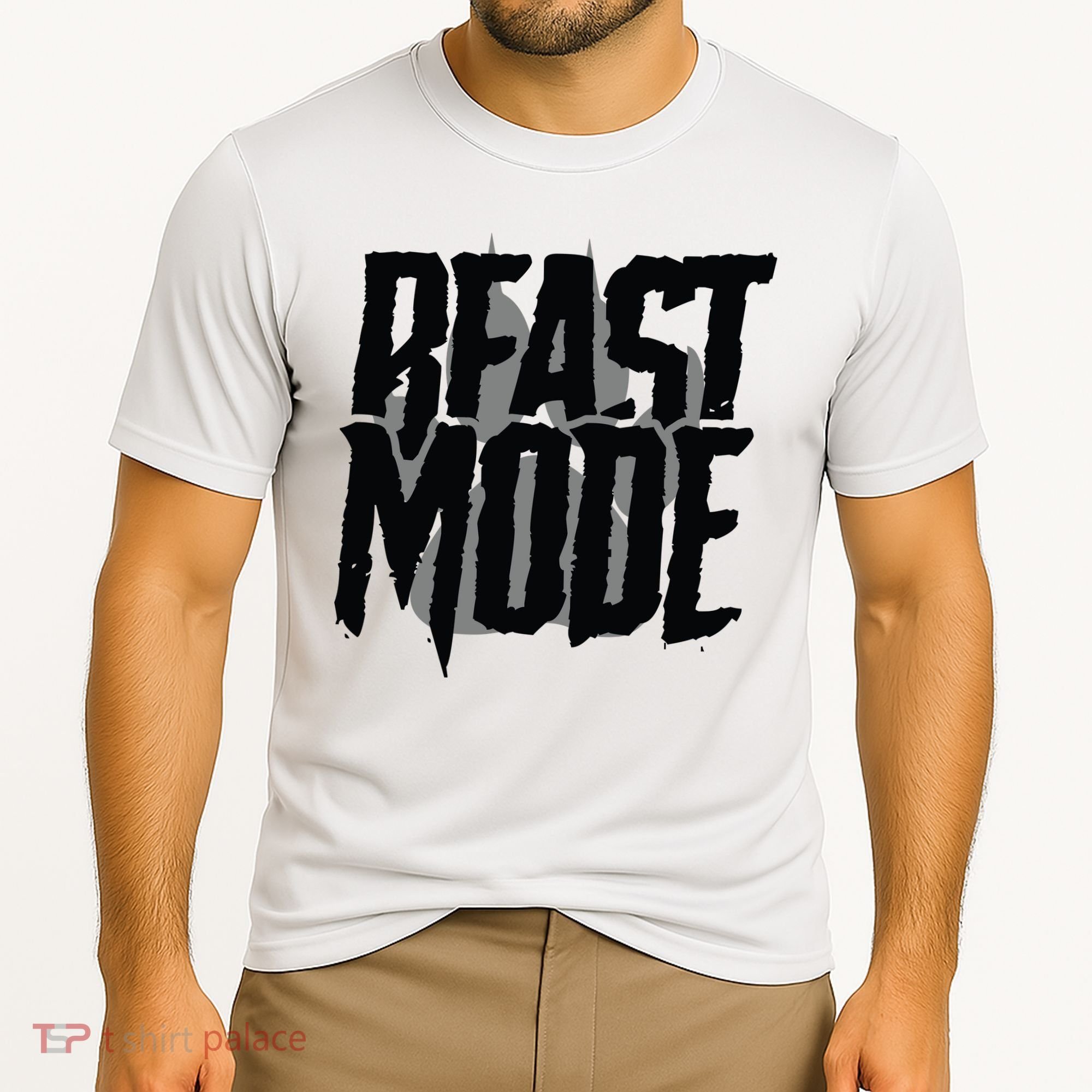 Beast Mode Gym Motivation Cooling Performance Crew T-Shirt