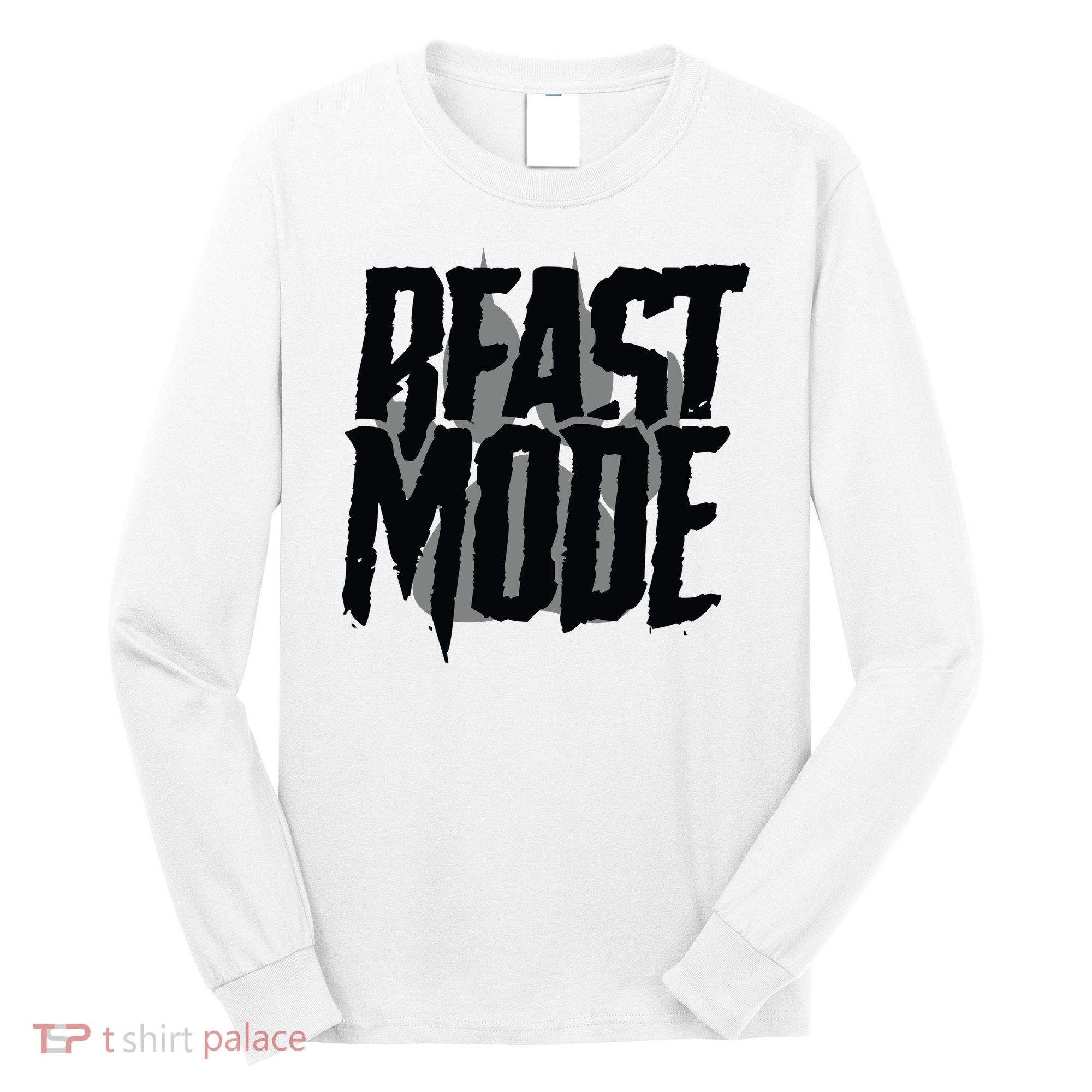 Beast Mode Gym Motivation Long Sleeve Shirt