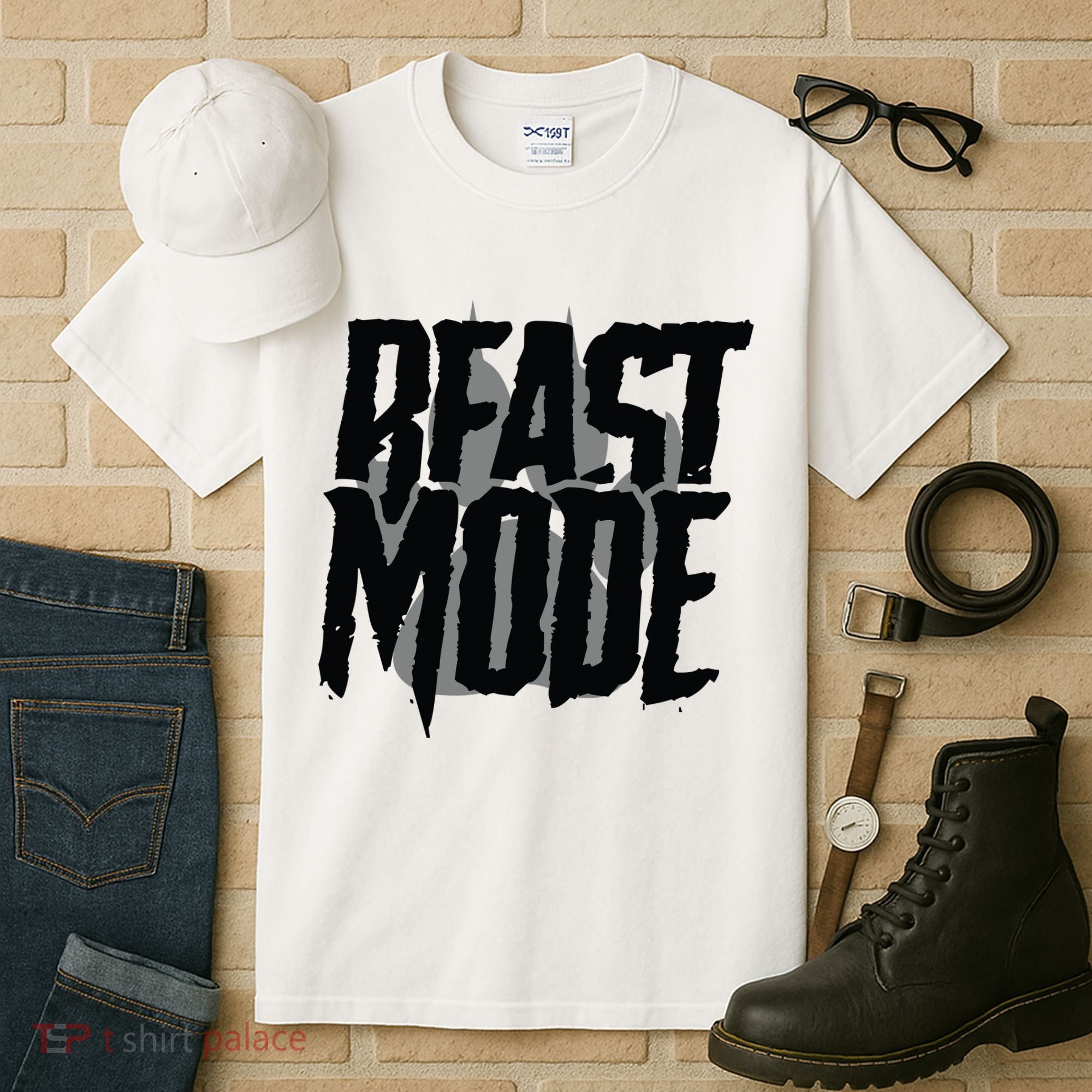 Beast Mode Gym Motivation Tall T-Shirt