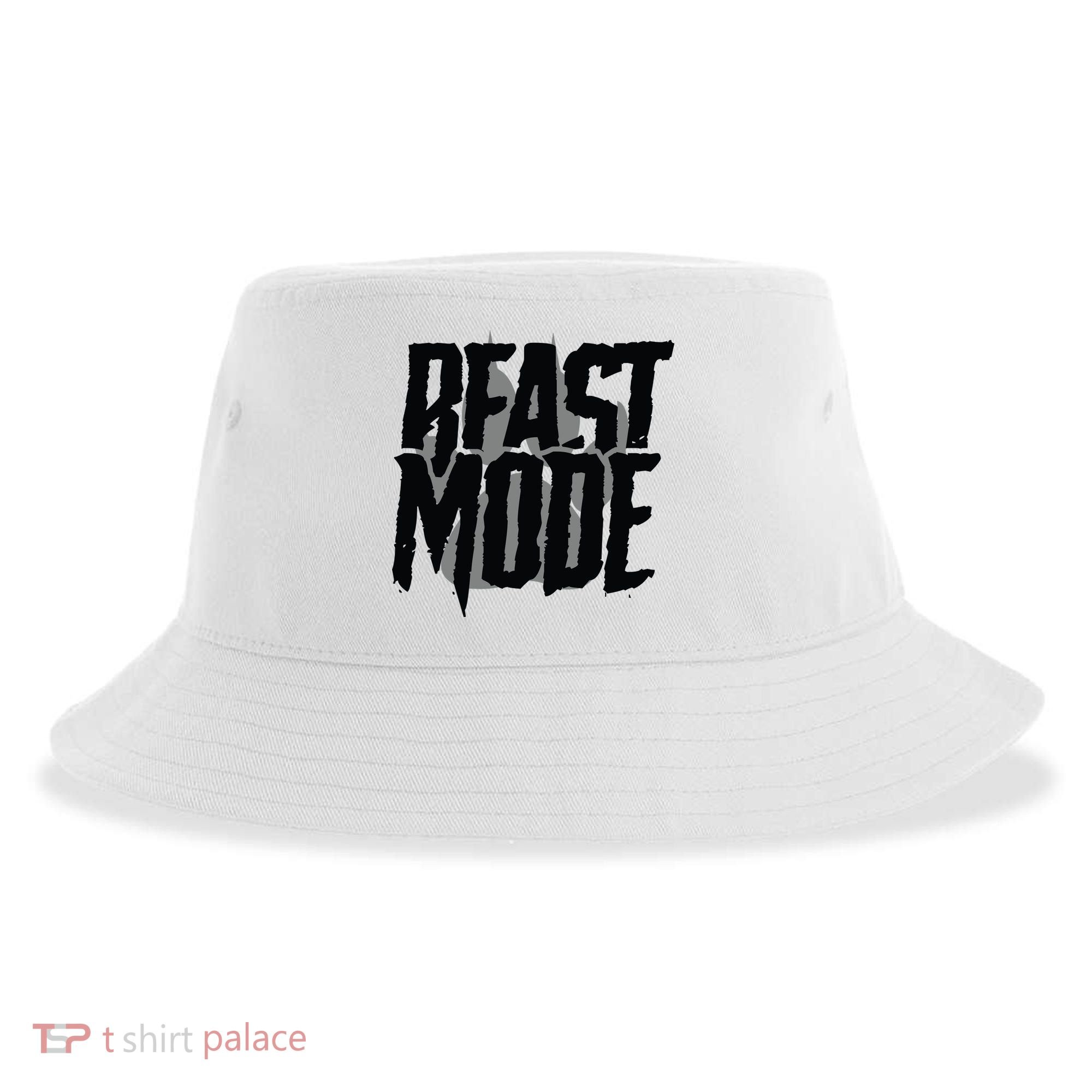 Beast Mode Gym Motivation Sustainable Bucket Hat