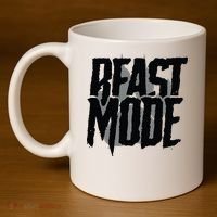 Beast Mode Gym Motivation 11oz C Handle Ceramic Mug thumb 4