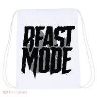Beast Mode Gym Motivation Drawstring Bag thumb 0