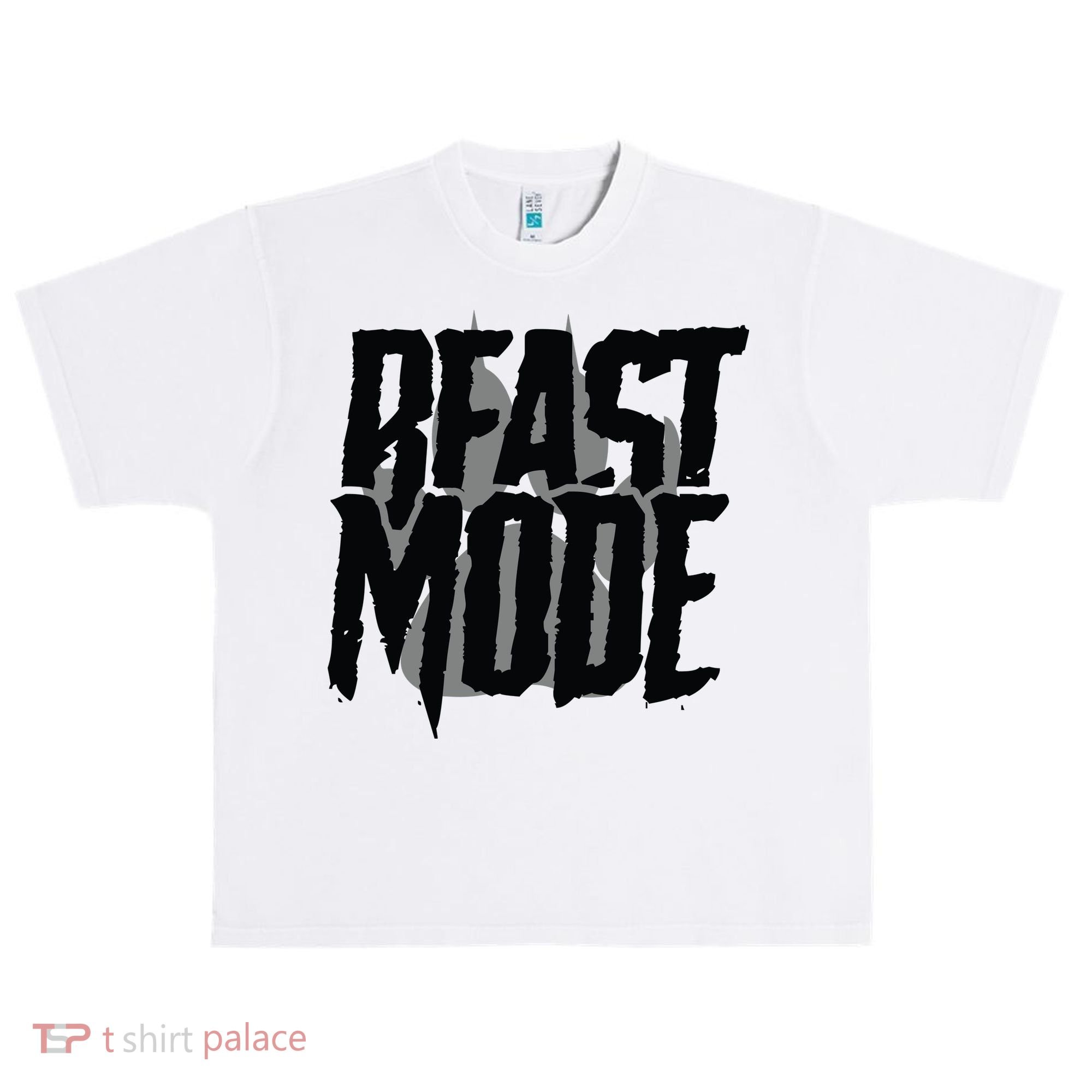 Beast Mode Gym Motivation Urban Oversized Heavyweight T-Shirt