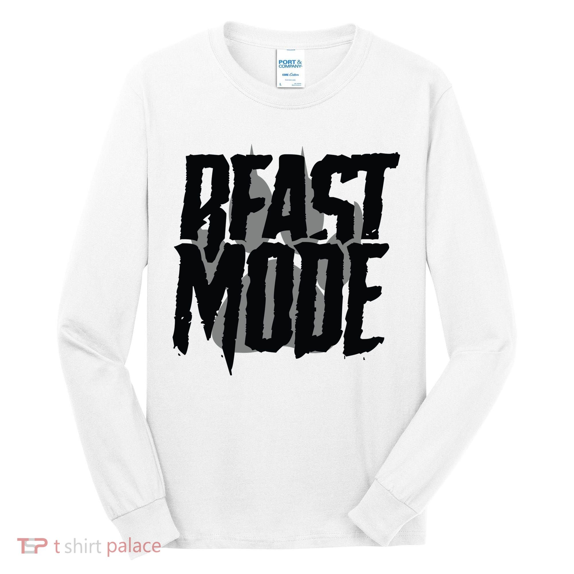 Beast Mode Gym Motivation Tall Long Sleeve Shirt