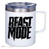 Beast Mode Gym Motivation 12oz Stainless Steel Coffee Mug thumb 0