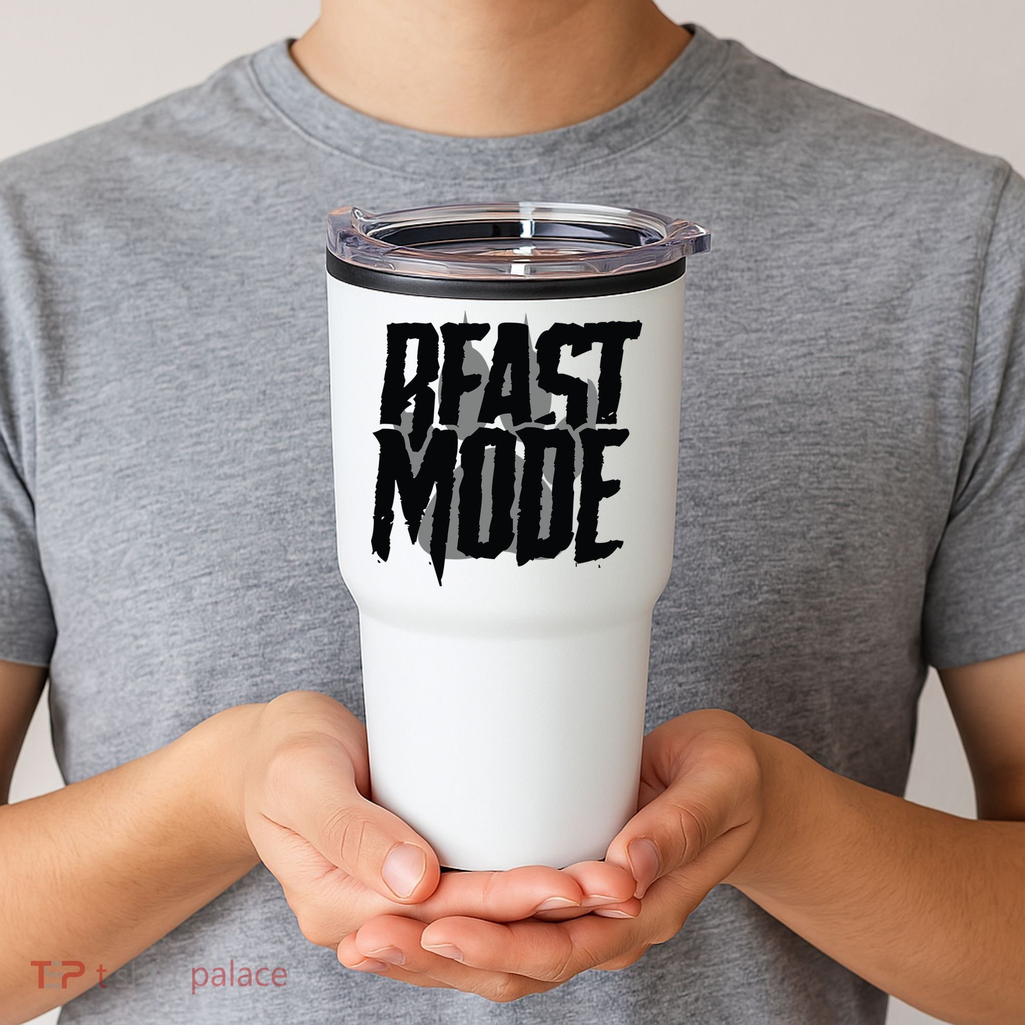 Beast Mode Gym Motivation Tumbler