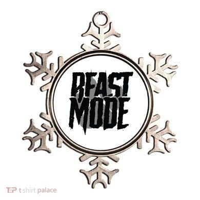 Beast Mode Gym Motivation Ornament