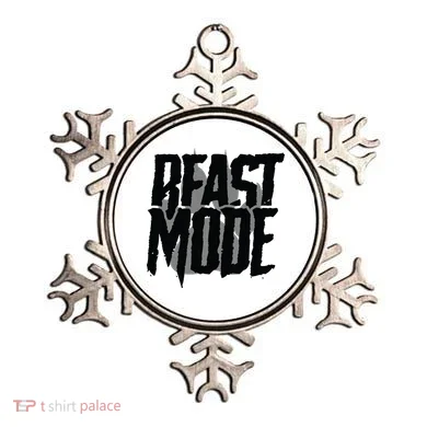 Beast Mode Gym Motivation Ornament