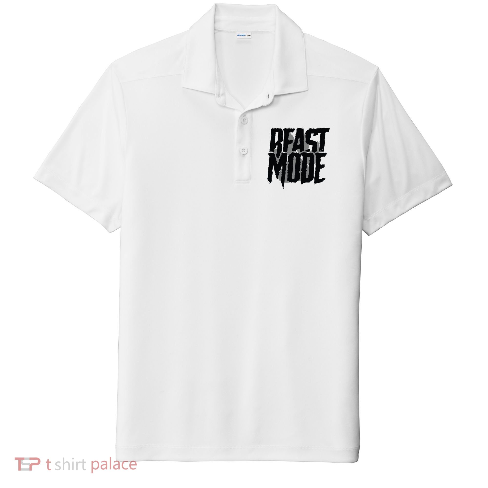 Beast Mode Gym Motivation Sport-Tek Posi-UV Pro Polo