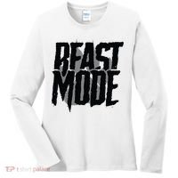 Beast Mode Gym Motivation Women's Long Sleeve Shirt thumb 0