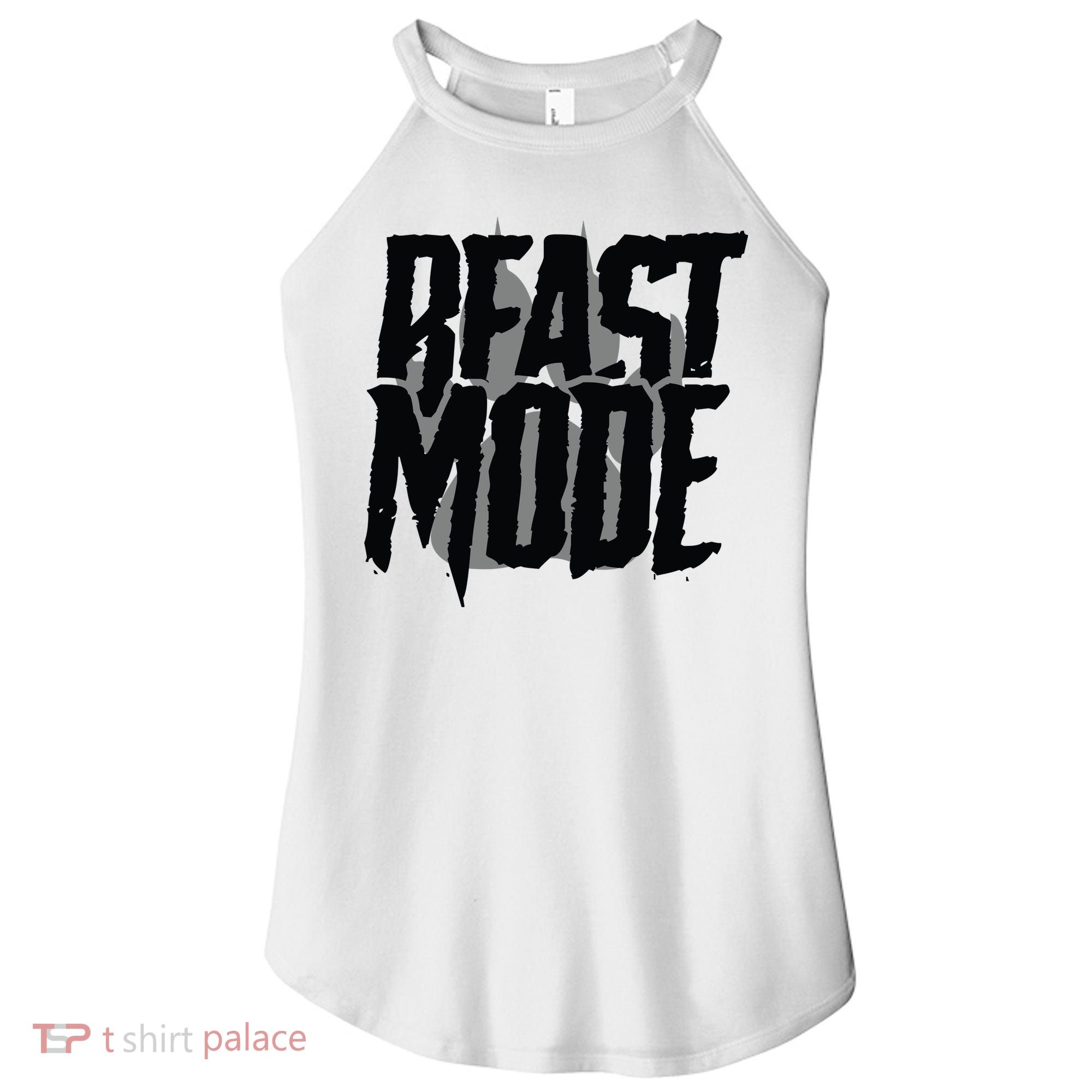 Beast Mode Gym Motivation Women's Perfect Tri Rocker Tank