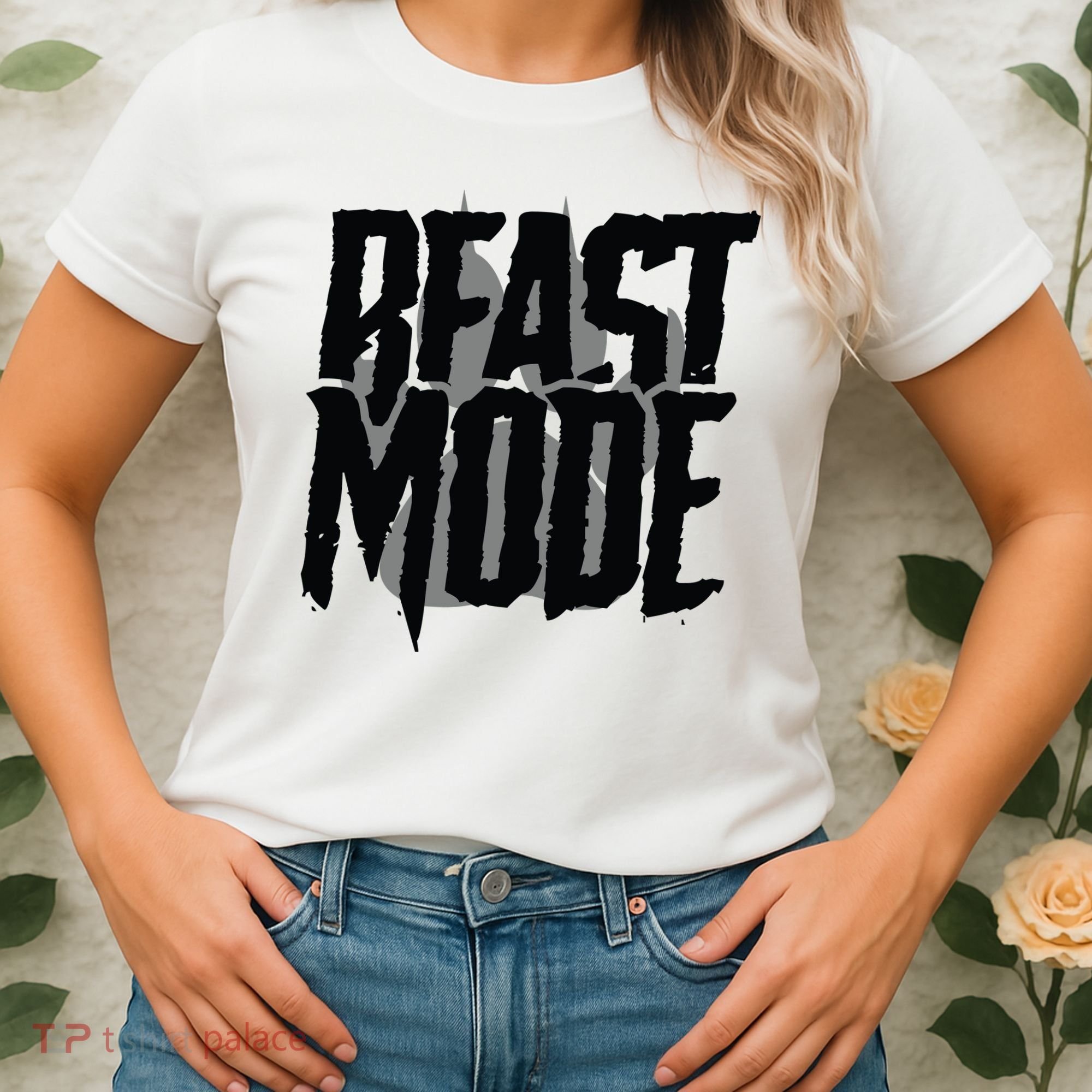 Beast Mode Gym Motivation Women's T-Shirt