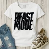 Beast Mode Gym Motivation Women's T-Shirt thumb 3