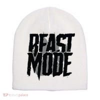 Beast Mode Gym Motivation Short Acrylic Beanie thumb 0