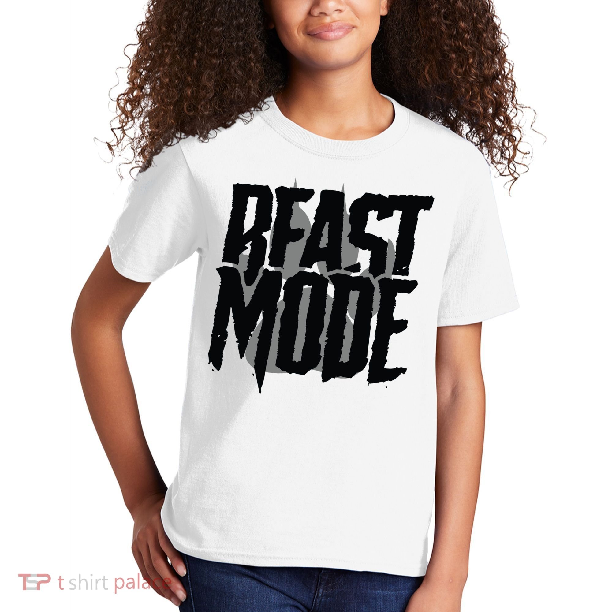 Beast Mode Gym Motivation Kids T-Shirt