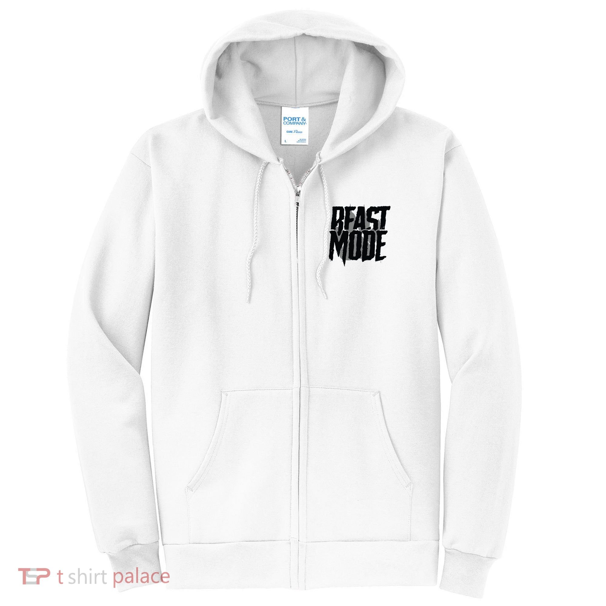 Beast Mode Gym Motivation Full Zip Hoodie