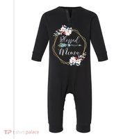 Blessed Mima Grandma Gift Cute Gift Infant Fleece One Piece thumb 0