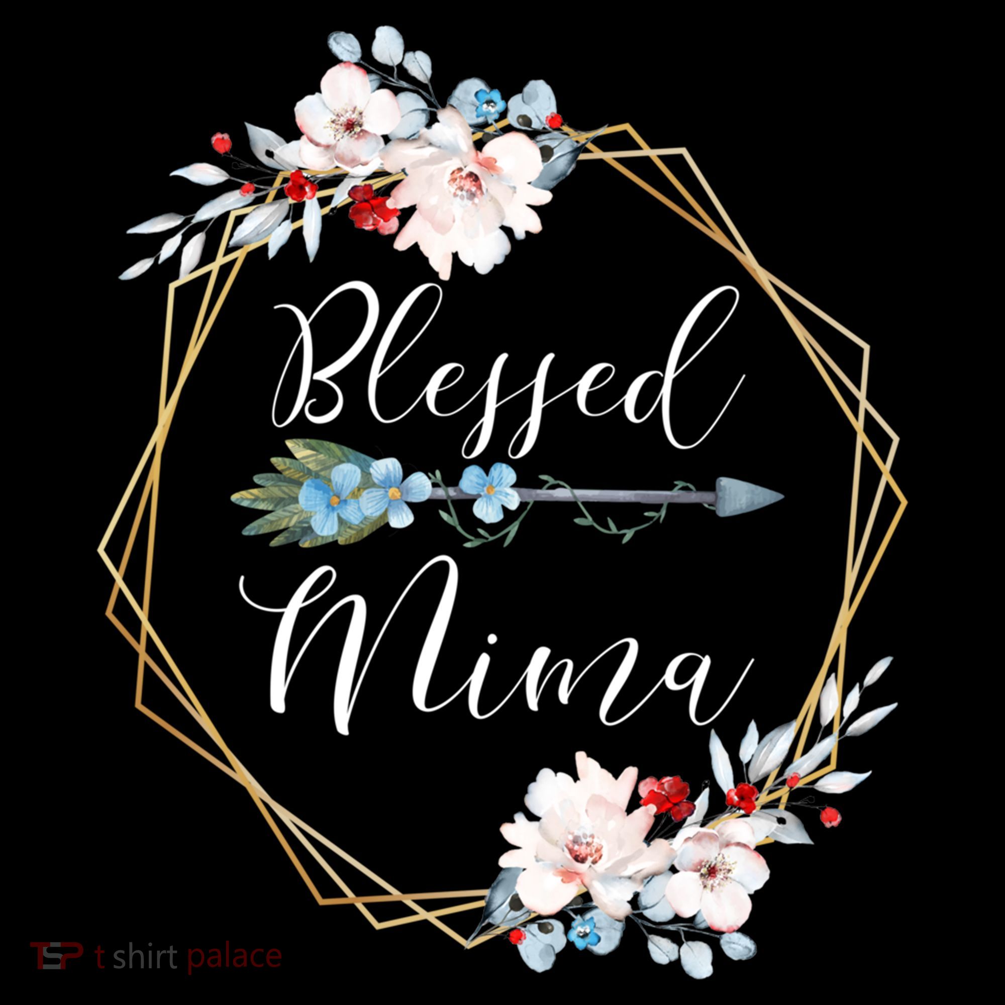 Blessed Mima Grandma Gift Cute Gift Women's Hoodie
