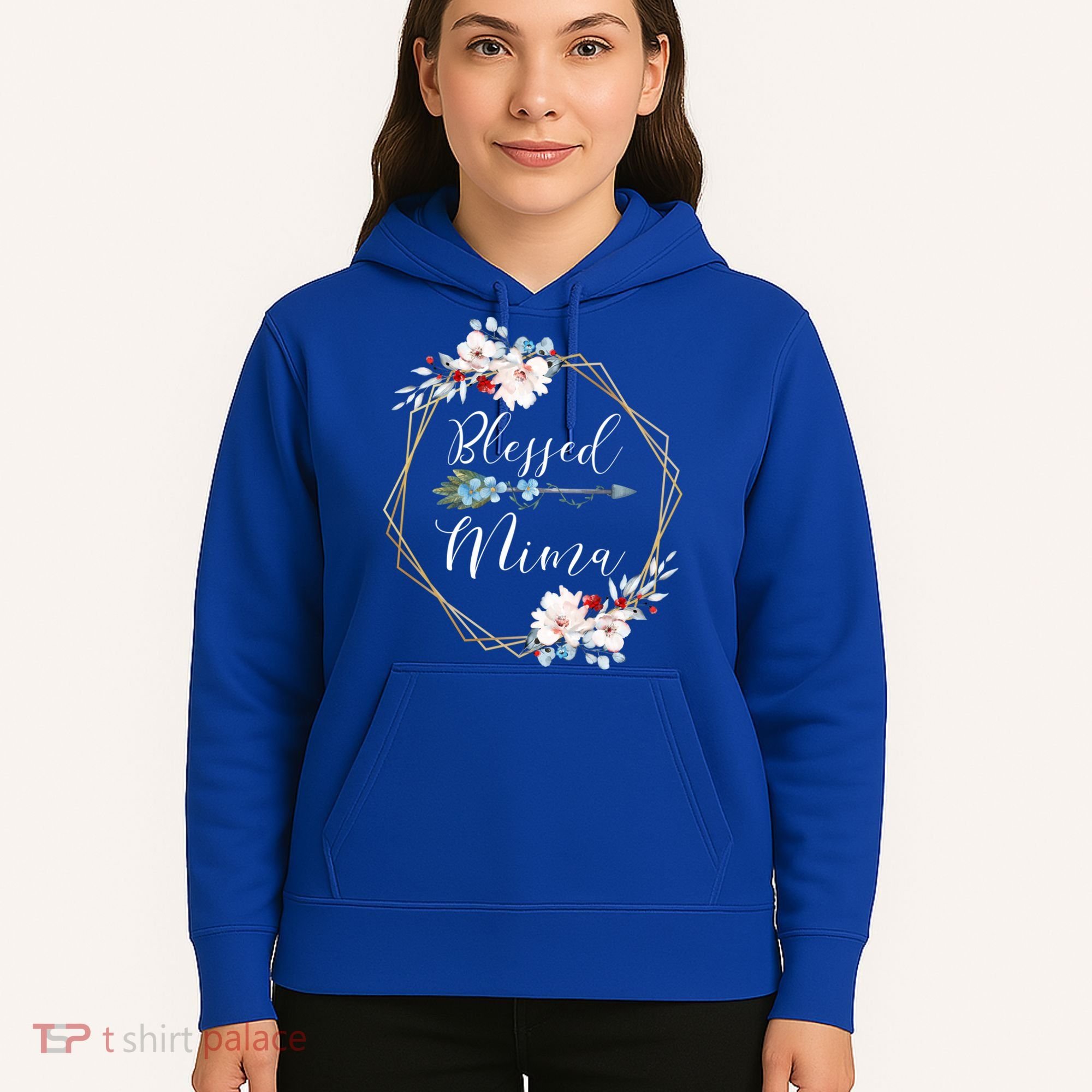 Blessed Mima Grandma Gift Cute Gift Hoodie