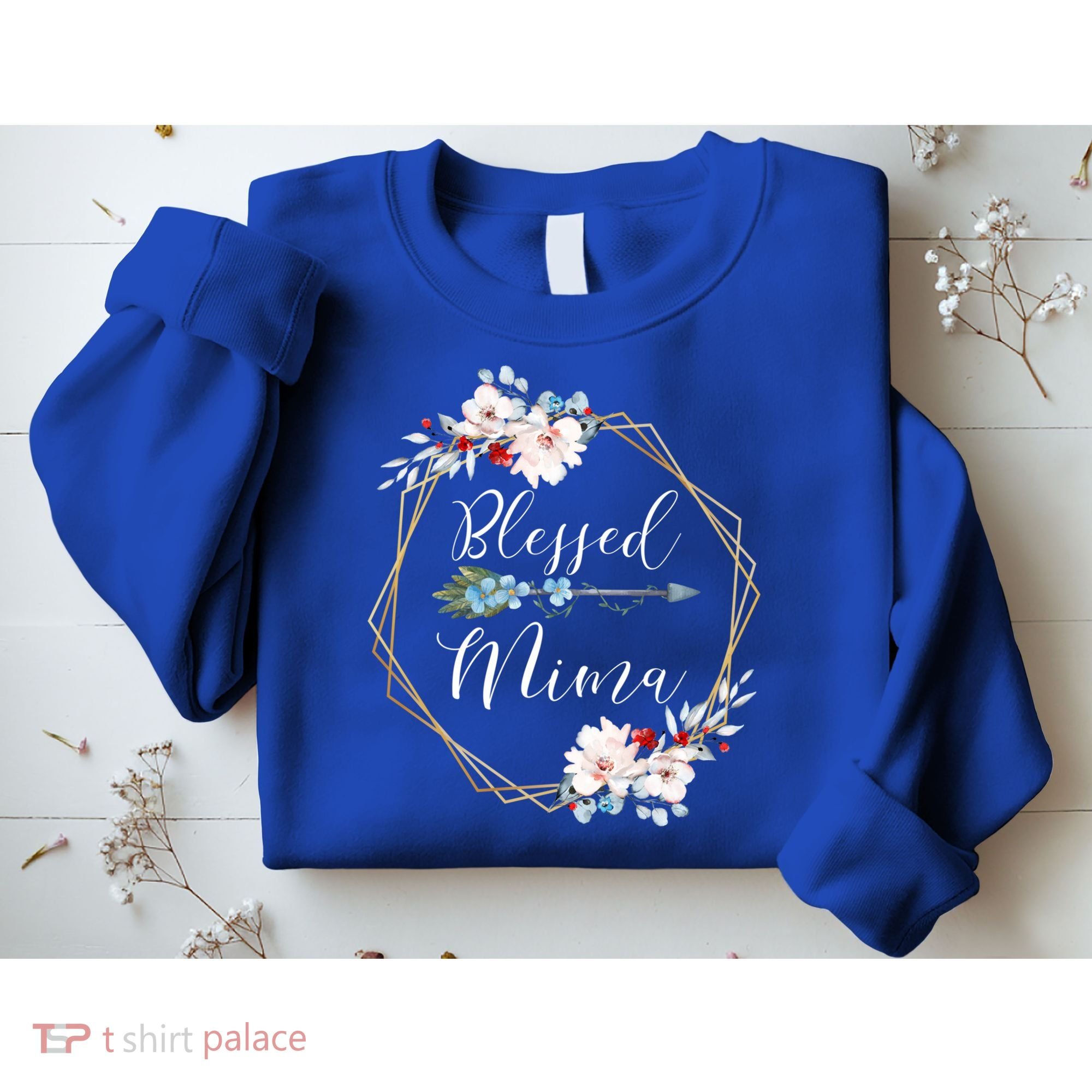 Blessed Mima Grandma Gift Cute Gift Sweatshirt