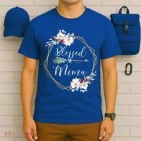 Blessed Mima Grandma Gift Cute Gift T-Shirt thumb 6