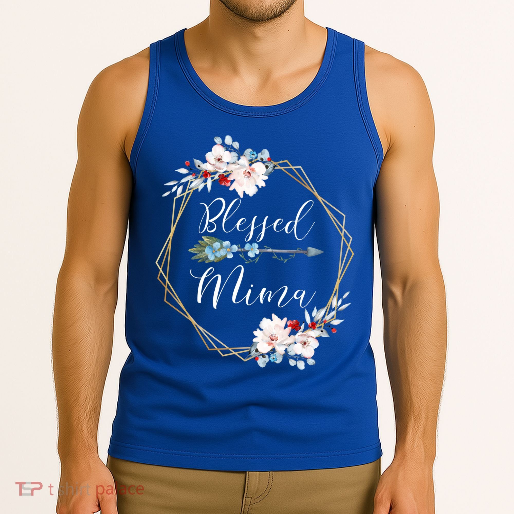 Blessed Mima Grandma Gift Cute Gift Tank Top