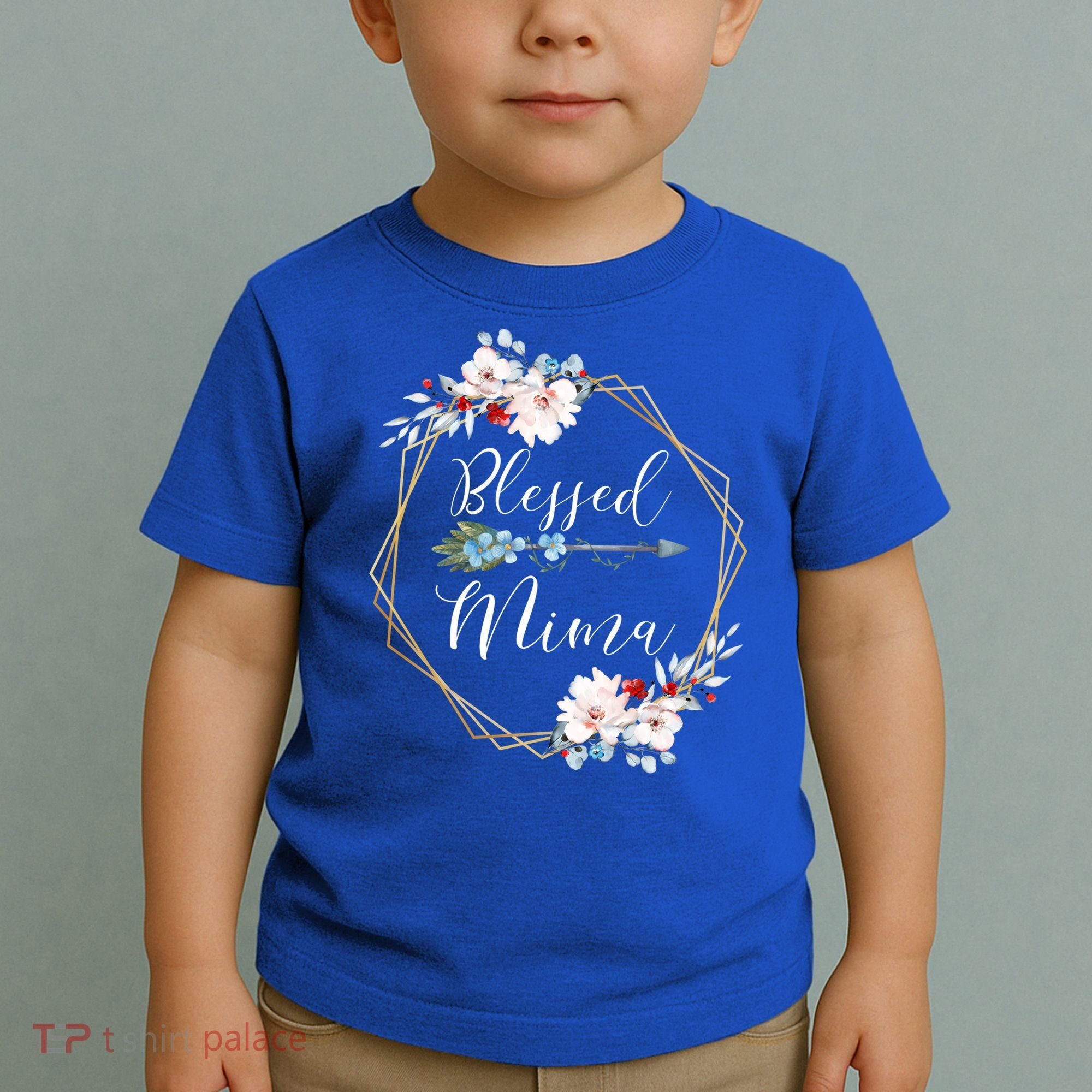 Blessed Mima Grandma Gift Cute Gift Toddler T-Shirt