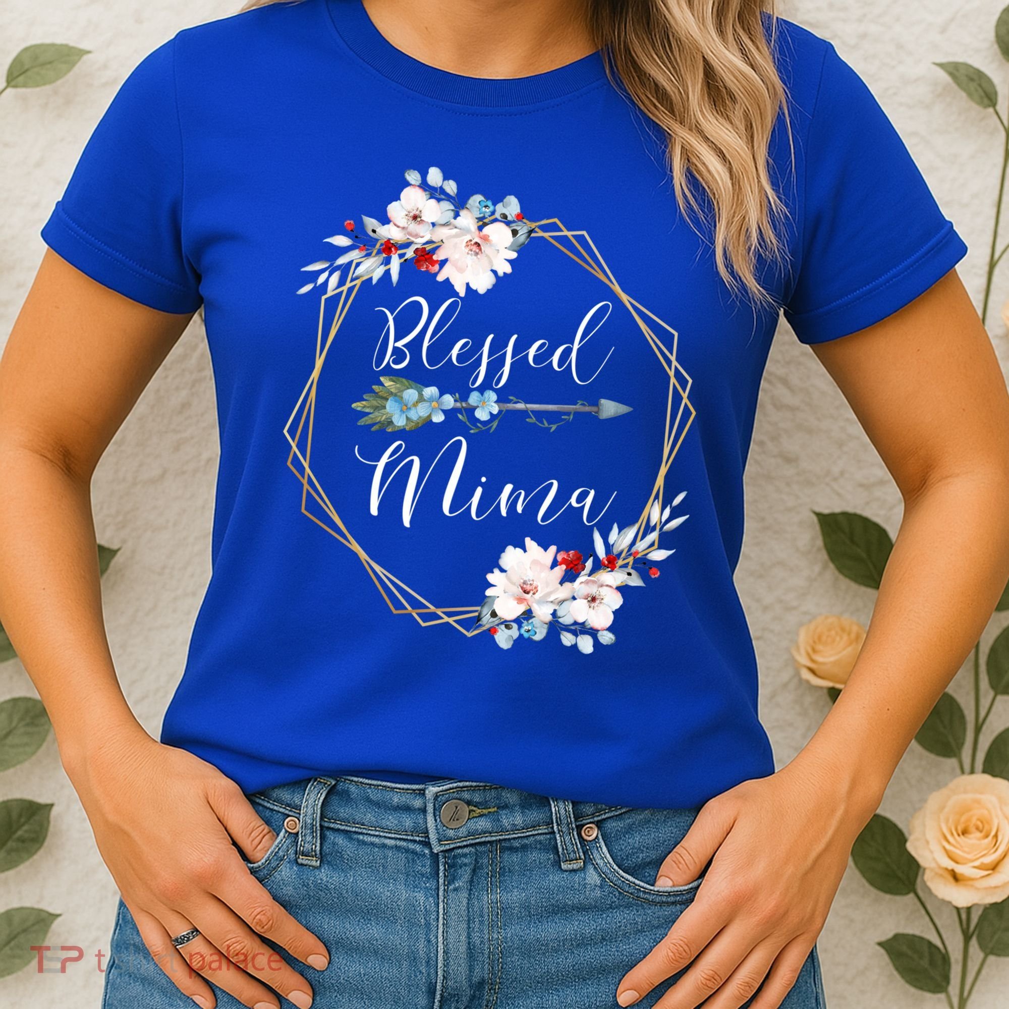 Blessed Mima Grandma Gift Cute Gift Women's T-Shirt