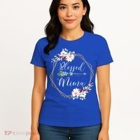 Blessed Mima Grandma Gift Cute Gift Women's T-Shirt thumb 4
