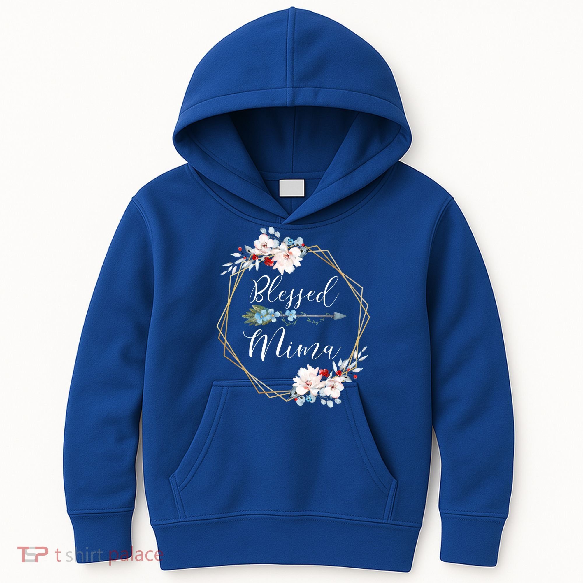 Blessed Mima Grandma Gift Cute Gift Kids Hoodie