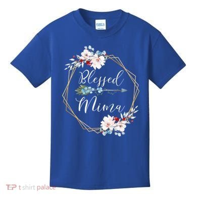 Blessed Mima Grandma Gift Cute Gift Kids T-Shirt