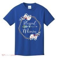Blessed Mima Grandma Gift Cute Gift Kids T-Shirt thumb 0