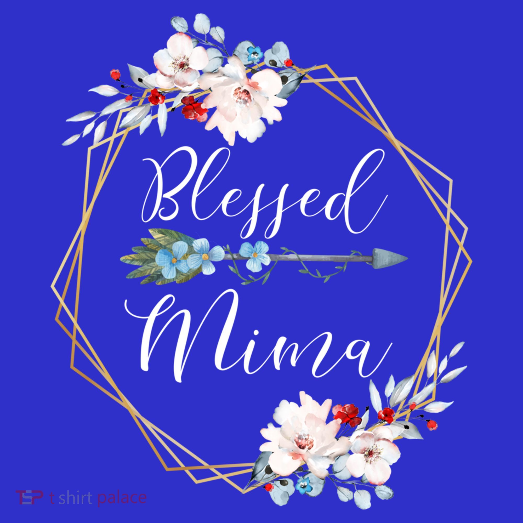Blessed Mima Grandma Gift Cute Gift Kids T-Shirt