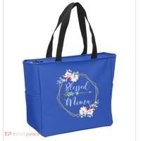 Blessed Mima Grandma Gift Cute Gift Tote Bag thumb 2