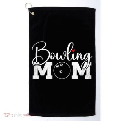 Bowling Mom Great Gift Golf Towel