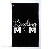 Bowling Mom Great Gift Golf Towel thumb 0