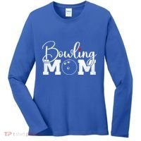 Bowling Mom Great Gift Women's Long Sleeve Shirt thumb 0
