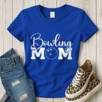 Bowling Mom Great Gift Women's T-Shirt thumb 3