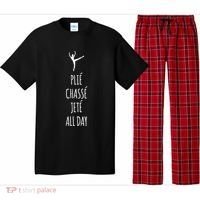 Ballet Meaningful Gift Dance Ballet Top Plie Chasse Jete All Day Pajama Set thumb 0