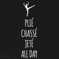 Ballet Meaningful Gift Dance Ballet Top Plie Chasse Jete All Day Pajama Set thumb 2