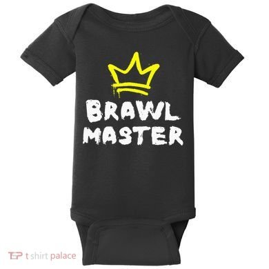 Brawl Master Gamer Gaming Brawler Brawl Baby Bodysuit